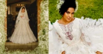 'Vale Tudo': Maria de Fátima usa vestido de noiva emprestado por blogueira famosa na vida real
