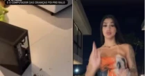 Bia Miranda faz dancinha após mostrar casa que sofreu busca e apreensão da polícia