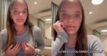 'Eu não estou dando conta': vídeo de Rafaella Justus divide opiniões nas redes sociais