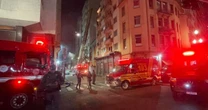 Incêndio atinge apartamento na Avenida São João, centro de São Paulo