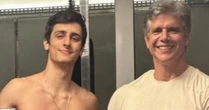 UAU! Filho mais velho do ator Márcio Garcia surpreende ao mostrar corpo definido