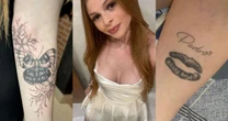 Médica espancada por fisiculturista cobre tatuagens feitas para ele: 'Monstro'
