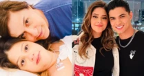 NASCEU! Filha de Tom Cavalcante sai da maternidade com a primeira filha nos braços