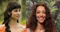 Crossover de 'Renascer' e 'Cheias de Charme'? Joana da novela das nove, Alice Carvalho beija Chandelly Braz em show. Veja foto do casal!