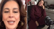 Claudia Raia fratura tornozelo durante peça e cancela agenda de apresentações: 'Triste'