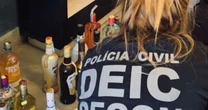 Dono de comércio de bebidas adulteradas é preso em flagrante no Litoral Norte