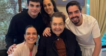 João Silva emociona ao homenagear Faustão e família após alta hospitalar