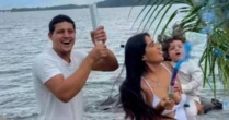 Vídeo: Avó se confunde e estraga chá revelação de influenciadora