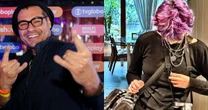 Cabelo curto roxo e estilo street alternativo: aos 16 anos, filha de Thiago Lacerda rouba a cena em fotos raras publicadas pelo ator. 'Amor colorido'