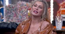 Lívia Andrade ensaia contar fofoca sobre Allan Souza e Wanessa no Domingão, mas Huck corta