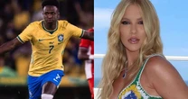 Voltaram? Vini Jr. choca com comentário em foto de Virginia após vitória do Brasil