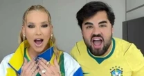 Lucas Guedez volta ao Brasil e deixa quadro com Virginia no 'Domingão'