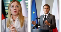 Após divergências, Macron e Meloni buscam reaproximação em cúpula bilateral inédita