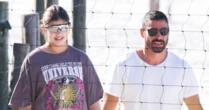Filha de Cauã Reymond e Grazi Massafera, Sofia mostra habilidade no vôlei em flagra com o pai na praia. Fotos!