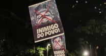 Manifestação de esquerda tinha como foco o Congresso, mas atingiu Bolsonaro e Tarcísio