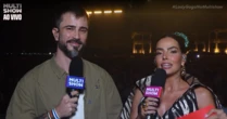 Apresentadora do Multishow passa perrengue com fumaça e reclama ao vivo em show da Gaga