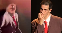 A justificativa inusitada de Mateus Solano após derrubar celular de fã com um tapão no teatro: 'Quem retira é'