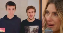 Filhos de Carolina Dieckmann fazem aparição rara na Globo e a famosa chora ao vivo