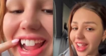 Famosa influenciadora surpreende seguidores ao mostrar dentes sem lentes de contato