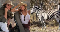 Sasha Meneghel e Bruna Marquezine curtem safári; veja fotos