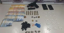 Brigada Militar flagra suspeito com pistola calibre .380, drogas e munições durante patrulhamento na Vila Conceição