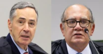 Após acusações em 2018, Barroso e Gilmar Mendes têm reconciliação em despedida do magistrado do STF