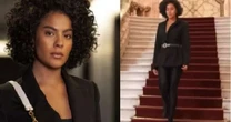 Grávida, Fátima se joga da escada e web elogia Bella Campos: 'Melhorou'
