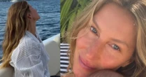 Gisele Bündchen surge sem maquiagem e com filho de 6 meses em fotos raríssimas da intimidade: 'Você foi tão...'