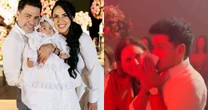 Zezé se emociona no batizado da filha com suposta música para ex