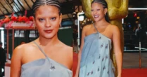 A Fátima está diferente! Bella Campos surge com sobrancelhas descoloridas e look de R$ 40 mil no Festival de Gramado; veja fotos