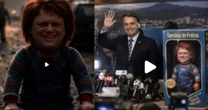 TRE manda tirar do ar vídeo postado por petista que retrata Tarcísio como o boneco assassino Chucky