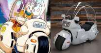 Se você é um grande fã de Dragon Ball, pode comprar a motocicleta real de Bulma e dirigi-la pela cidade