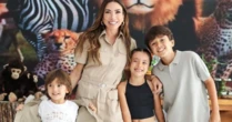 Patrícia Abravanel exibe raros registros dos filhos em festa de aniversário, mas detalhe gera duras críticas na web: 'Mau gosto'