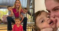 'Agarrado na mão dele': Bárbara Evans atualiza estado de saúde do filho, picado por escorpião, após vídeo desesperador de choro