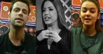 Vestido da ex-BBB Eslovênia é criticado no casamento de Lais e Gustavo: 'Pára com isso'