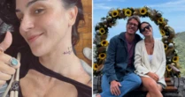 Namorada de Fábio Porchat nega ter tatuado nome do apresentador no pescoço: 'Minha mãe acreditou'