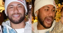 Neymar causa alvoroço ao postar fotos com Mavie e Helena: 'Parecem gêmeas'