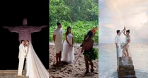 Do Cristo Redentor à Floresta Amazônica: conheça lugares onde famosos escolheram se casar