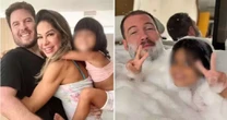 Maíra Cardi é criticada após expor filha tomando banho com padrasto