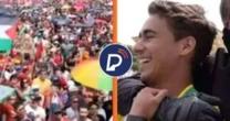 Manifestantes fazem rima com xingamentos a Bolsonaro e Nikolas Ferreira