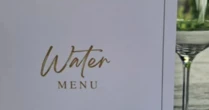 Restaurante com estrela Michelin lança cardápio só de águas, com garrafas de até R$ 145