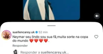 Suellen Carey denuncia ataques transfóbicos após comentário a Neymar