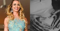 Famosa que briga com ex-paquita revela gravidez