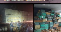 Carreta carregada de Milho escondia mais de 7 Toneladas de maconha no RS
