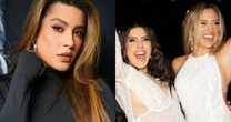 Grávida, Lauana Prado se casa com Tati Dias em cerimônia na praia; veja as fotos