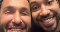 Gil do Vigor e Diego Hypolito são flagrados de mãos dadas em evento