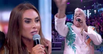 Milton Cunha choca Nicole Bahls durante a Dança dos Famosos: 'Saia!'