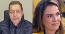 Faustão faz a esposa chorar em aparição surpresa no SBT: 'Agradeço a Deus por ter encontrado'