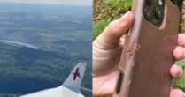 Celular despenca de avião a mais de 800 metros de altura e não quebra; veja o vídeo