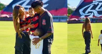 Quem é a mulher de Bruno Henrique, do Flamengo? Mãe de 2 filhos do jogador, Gisellen é 'capitã' das Fla-esposas e já fez oração nos bastidores